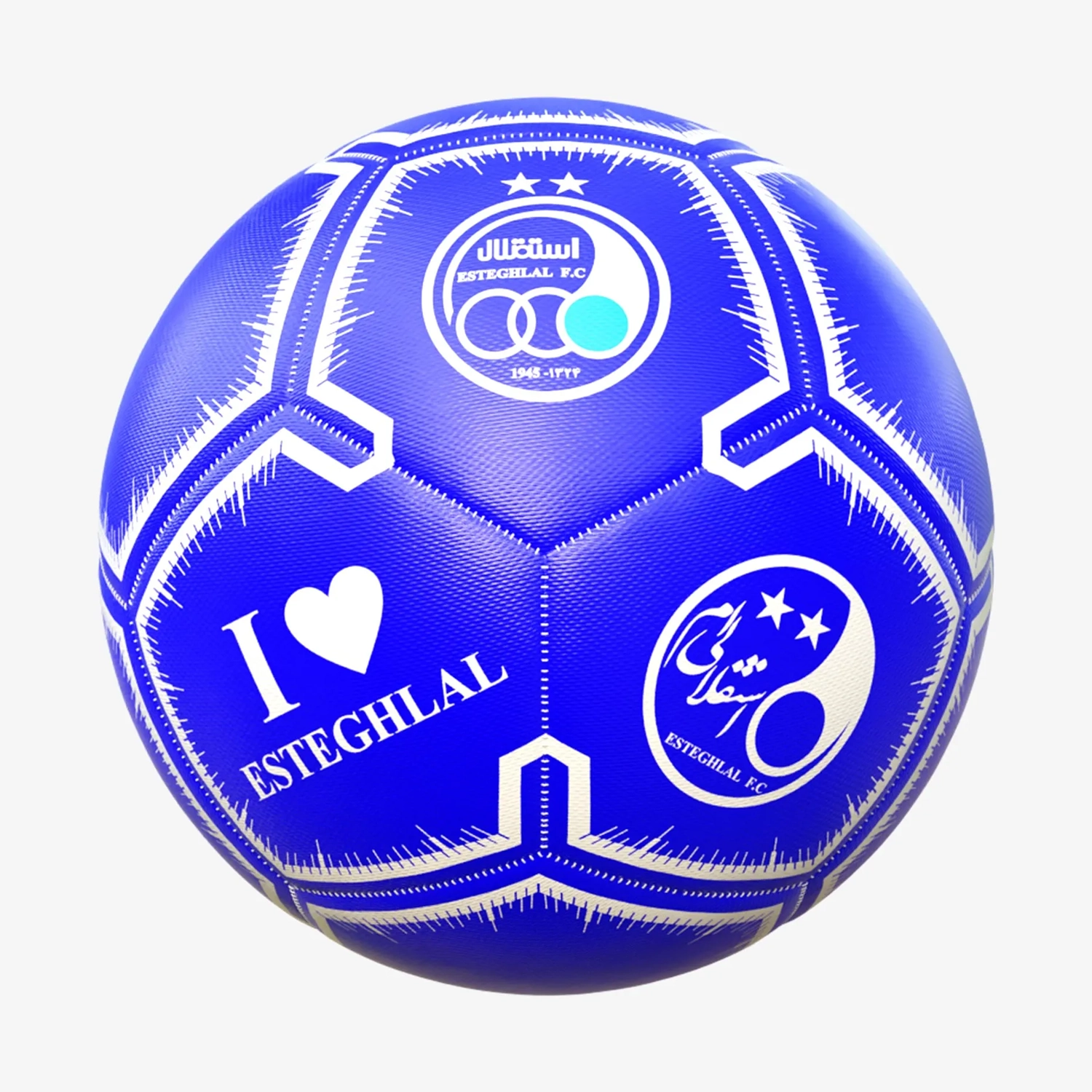 توپ فوتبال چرمی دوختی سایز 2 استقلال جدید