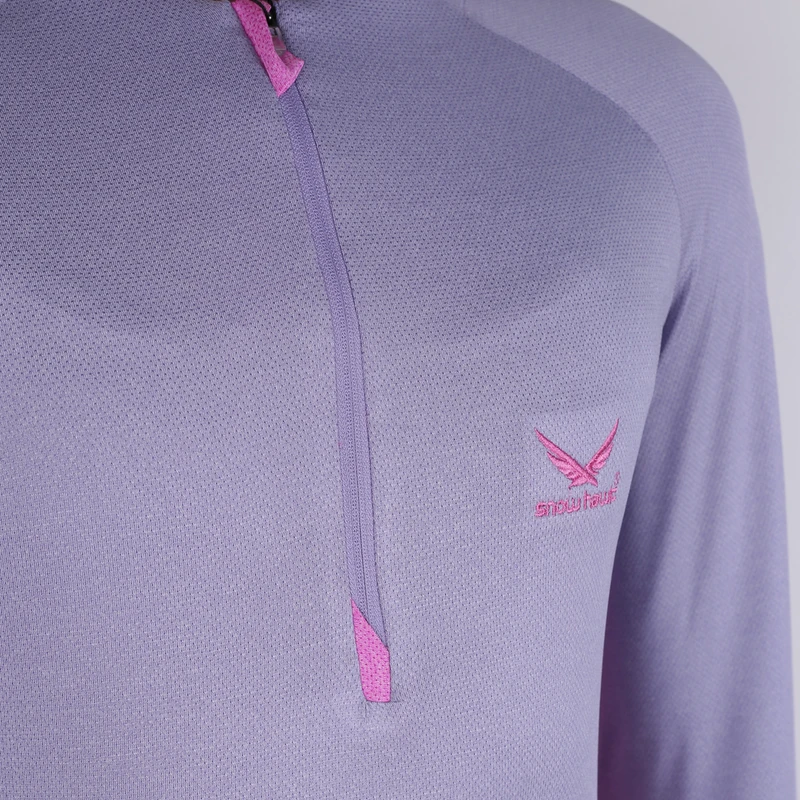 تی شرت آستین بلند ورزشی زنانه اسنو هاوک مدل 8501