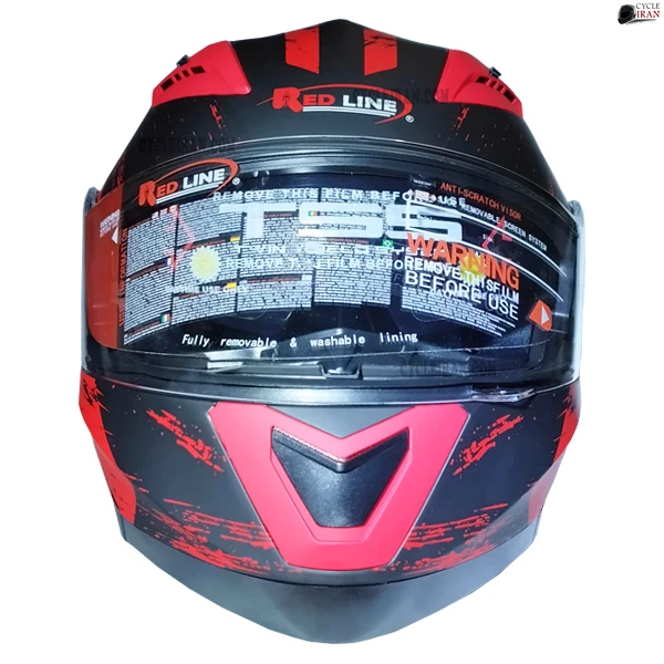 کلاه کاسکت ردلاین مدل فک متحرک عینکدار کد NSN_935