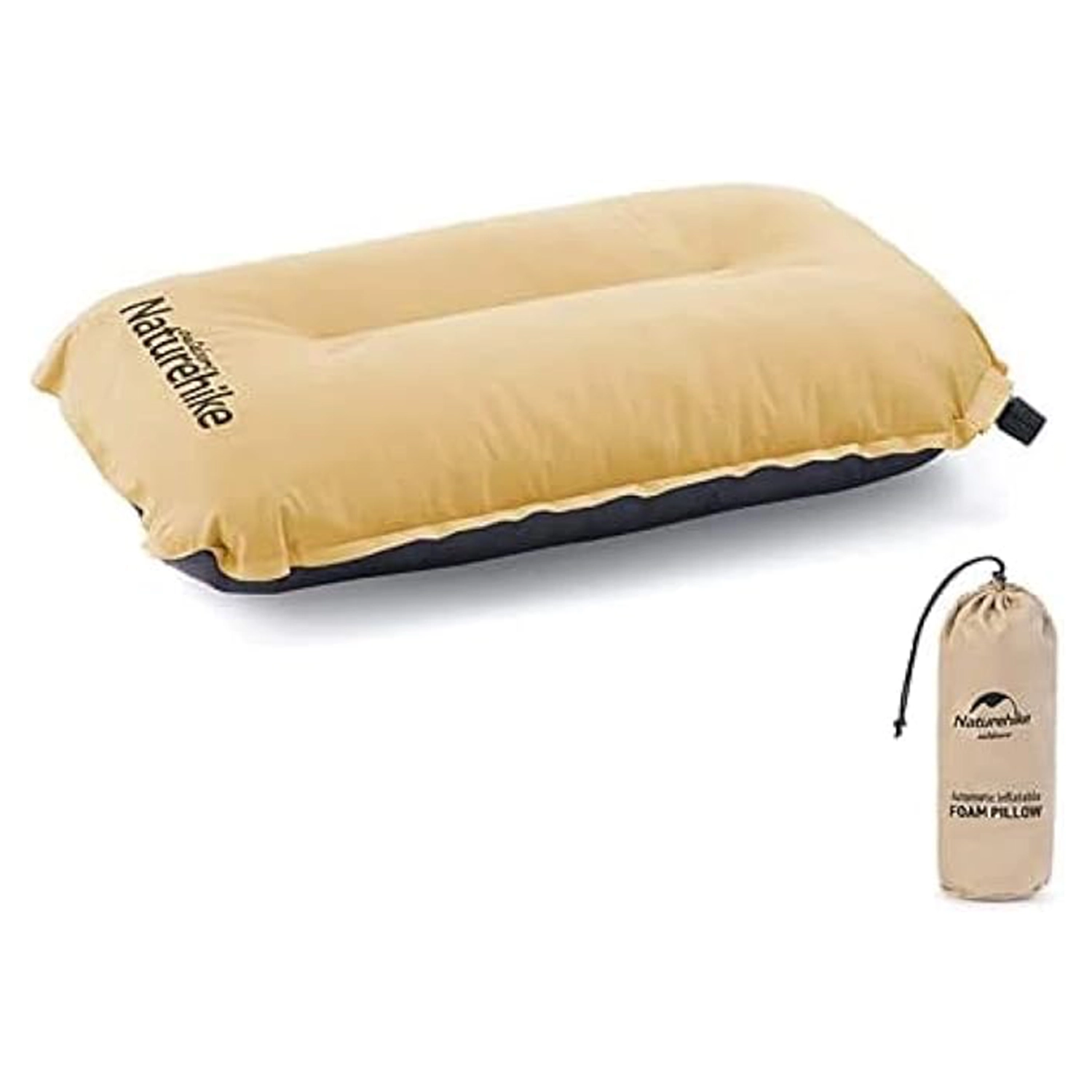 بالش بادی الیافی نیچرهایک Sponge automatic inflating pillow مدل A001