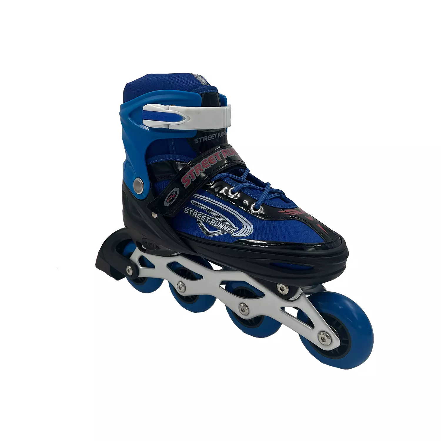 ست اسکیت قابل تنظیم استریت رانر مدل حرفه‌ای همراه با لوازم ایمنی سایز S تا L