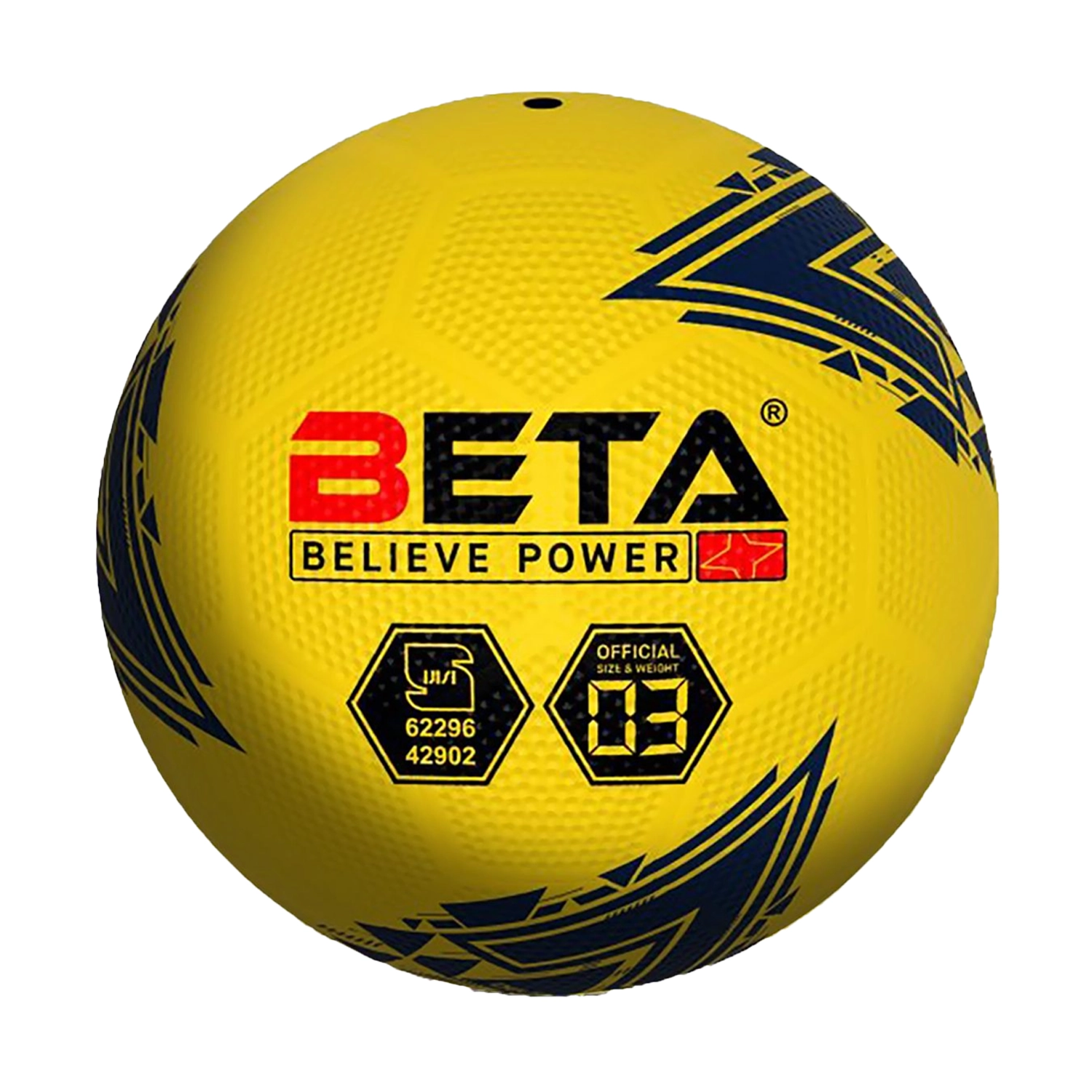 توپ فوتبال لاستیکی دلتا سایز 3 بتا