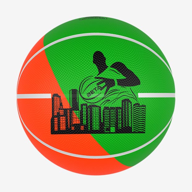 توپ بسکتبال لاستیکی بتا سایز 5 طرح الوان – PBR5(mc)