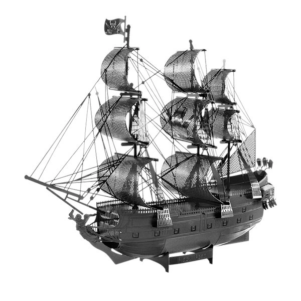 پازل فلزی سه بعدی Black Pearl – Black Version