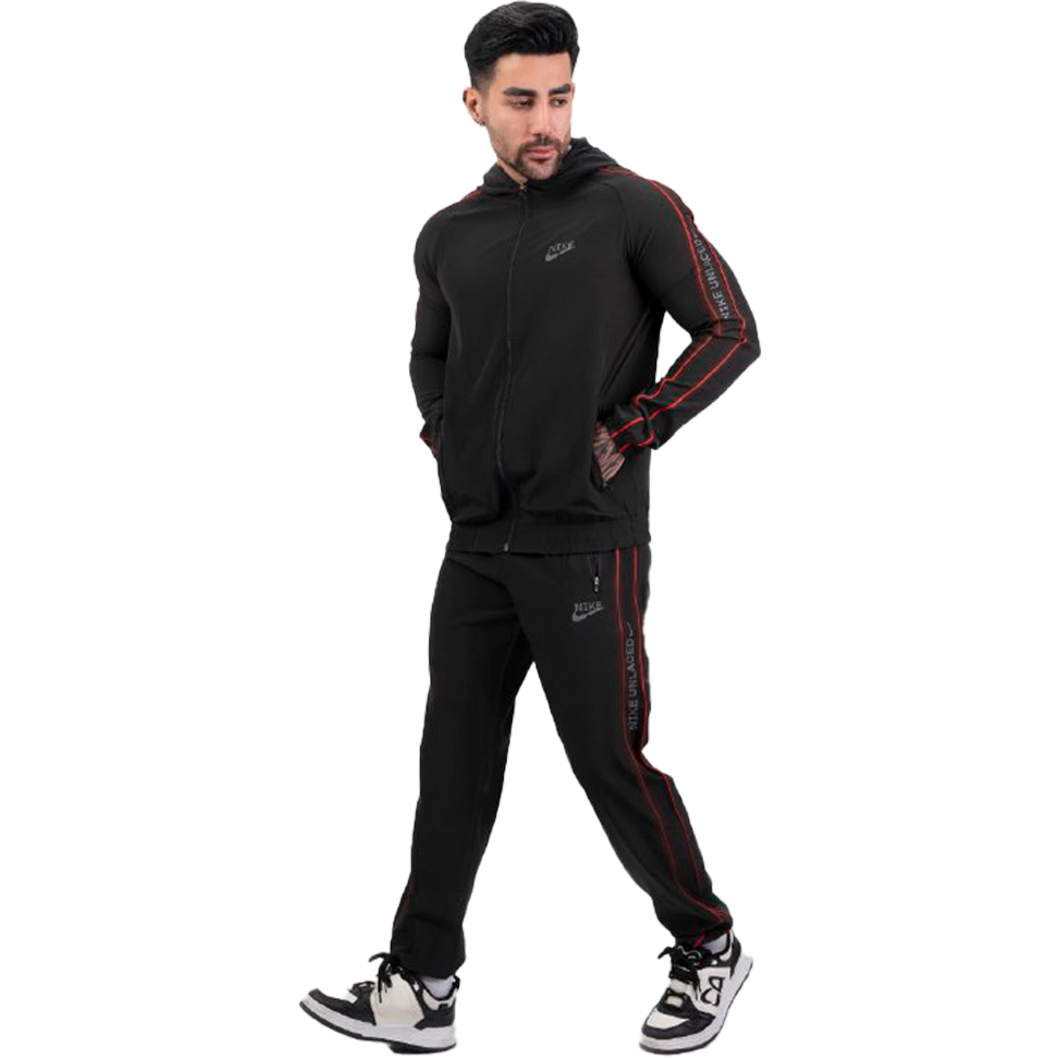 ست سویشرت شلوار کلاهدار  نایک پارچه آیر