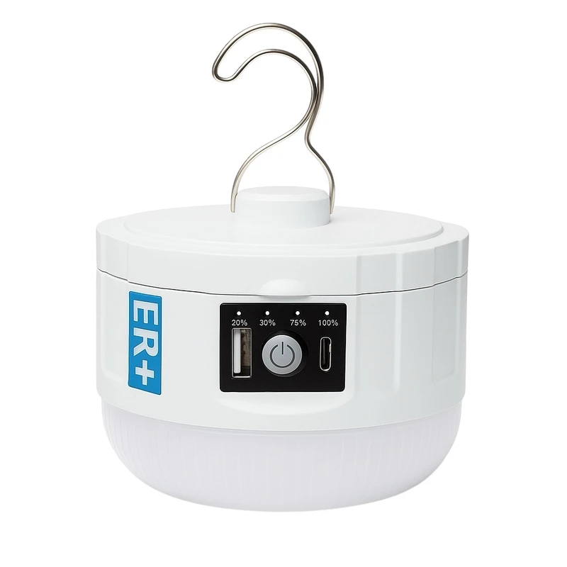 چراغ آویز چادر ویداسی مدل +ER با نور مهتابی