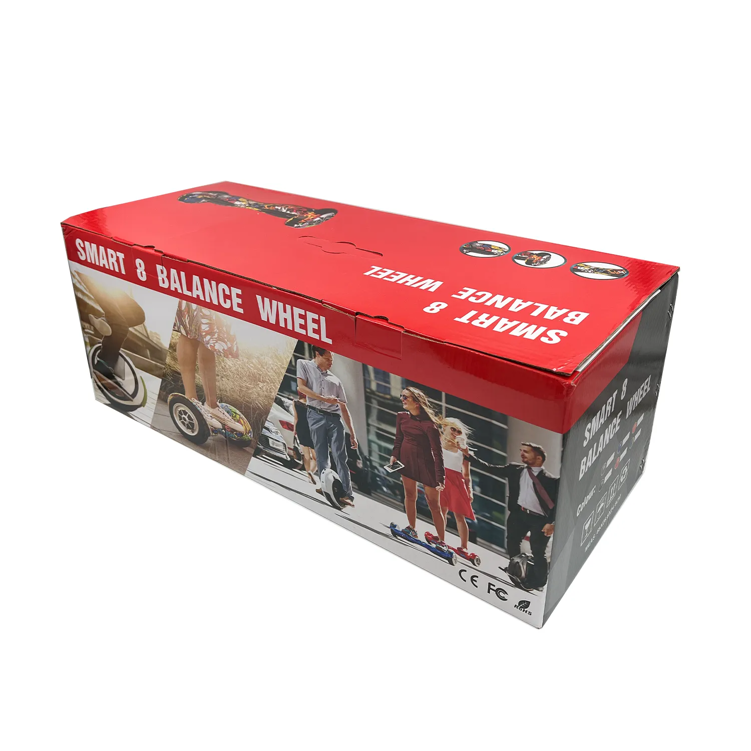 اسکوتر برقی اسمارت بالانس ویل 8 اینچ مدل چریکی آبی