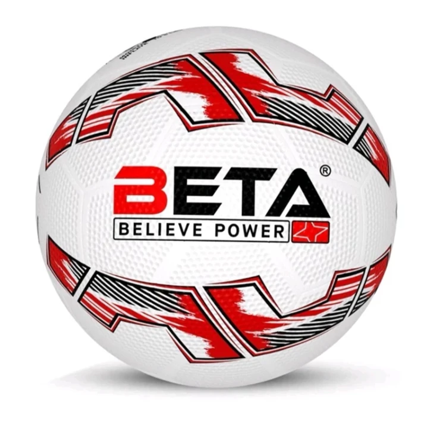 توپ فوتبال لاستیکی بتا سایز 4 طرح پرستیژ