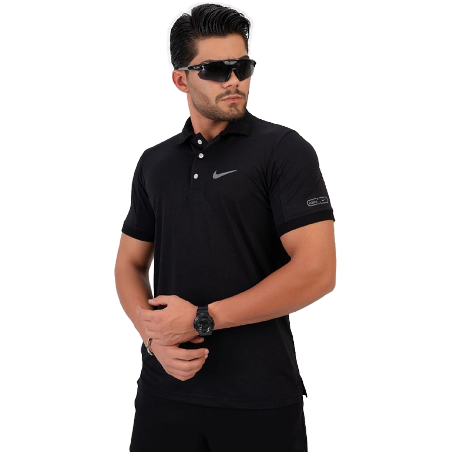 تیشرت یقه دار نایک قواره دار  فلامنت لاکرا