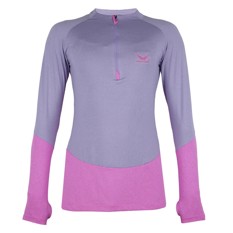 تی شرت آستین بلند ورزشی زنانه اسنو هاوک مدل 8501