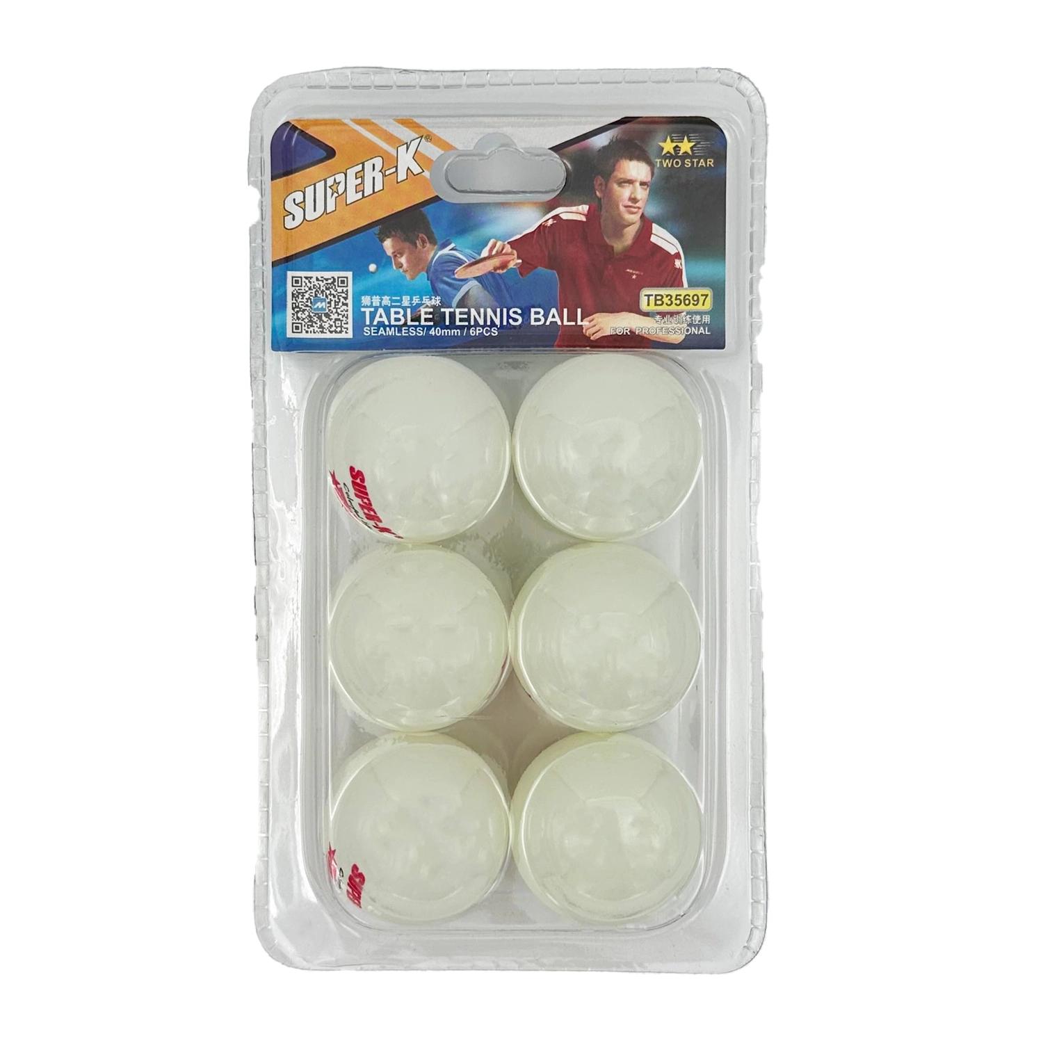 توپ پینگ پنگ بسته 6 عددی