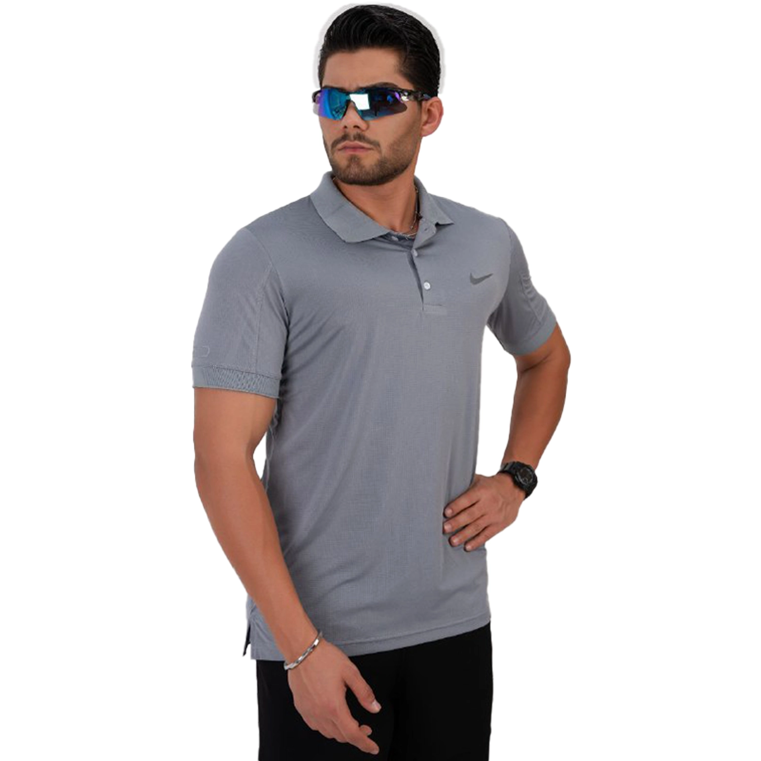 تیشرت یقه دار نایک قواره دار  فلامنت لاکرا