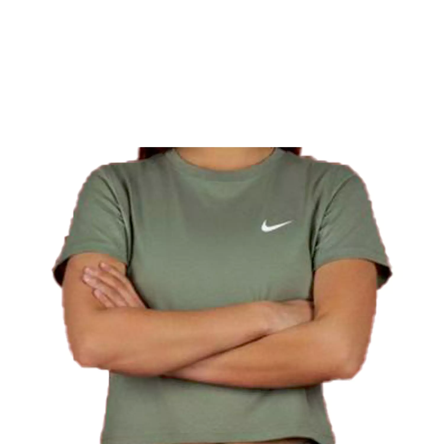 کراپ آستین کوتاه زنانه برند نایک نخ پنبه 