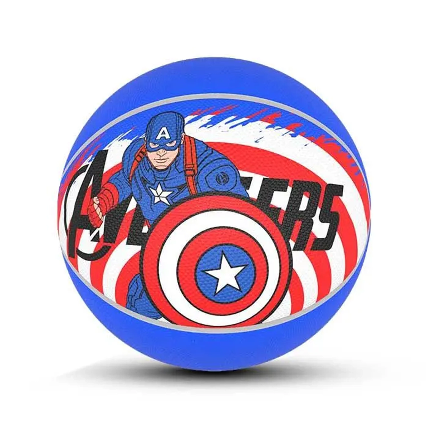 توپ بسکتبال لاستیکی بتا سایز 5 طرح کاپیتان‌آمریکا