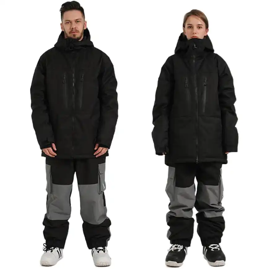 کاپشن اسکی GSOU SNOW GS2176 BLACK