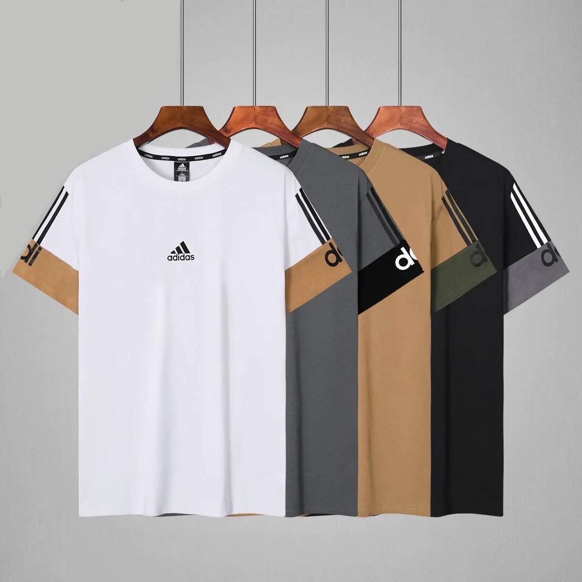 تیشرت آستین دو تکه مردانه آدیداس