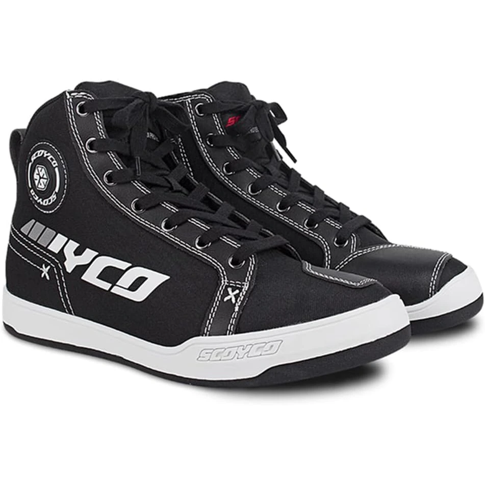 نیم بوت موتورسواری SCOYCO مدل MTP68 BLACK