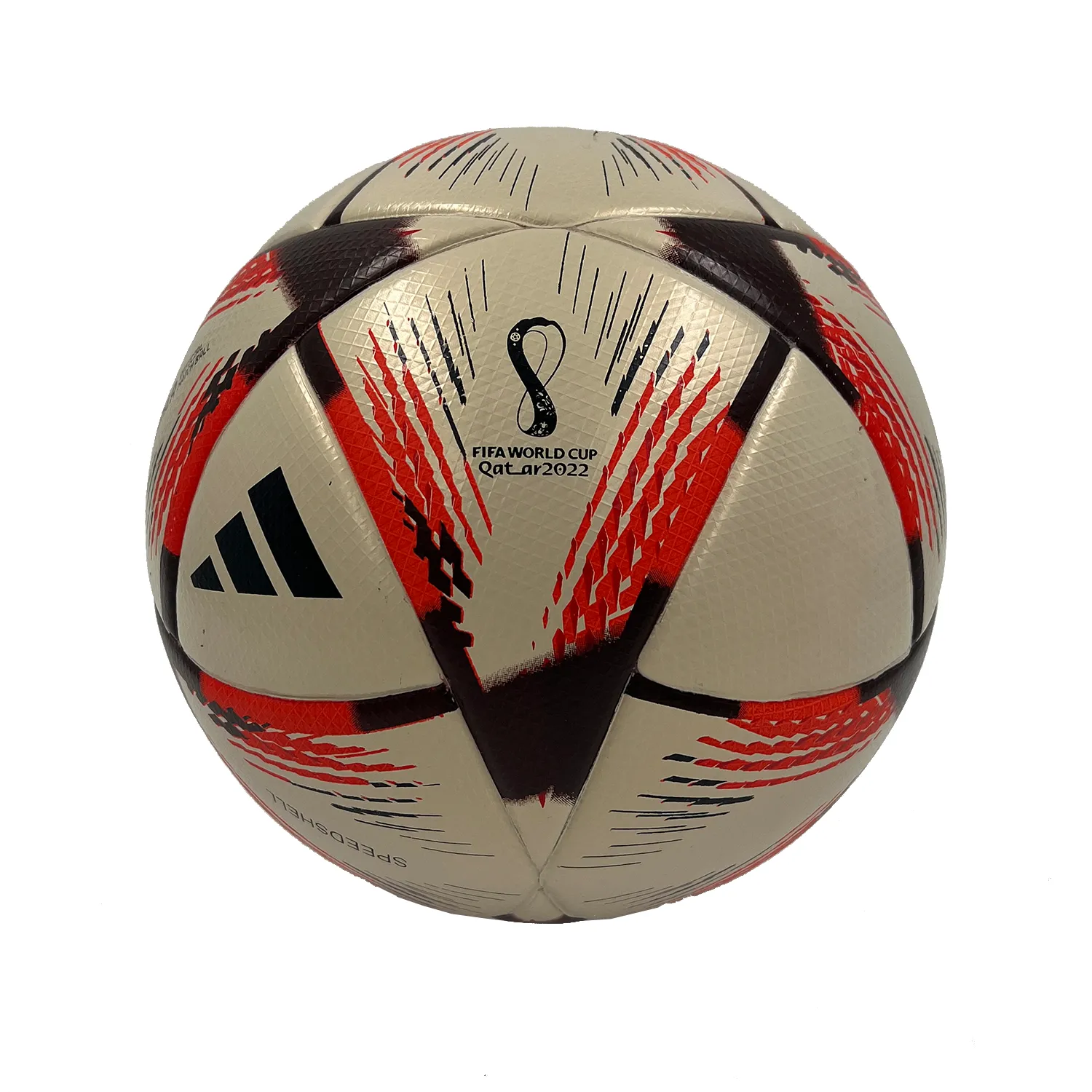 توپ فوتبال آدیداس چرمی جام جهانی الرحله سایز 5 طلایی