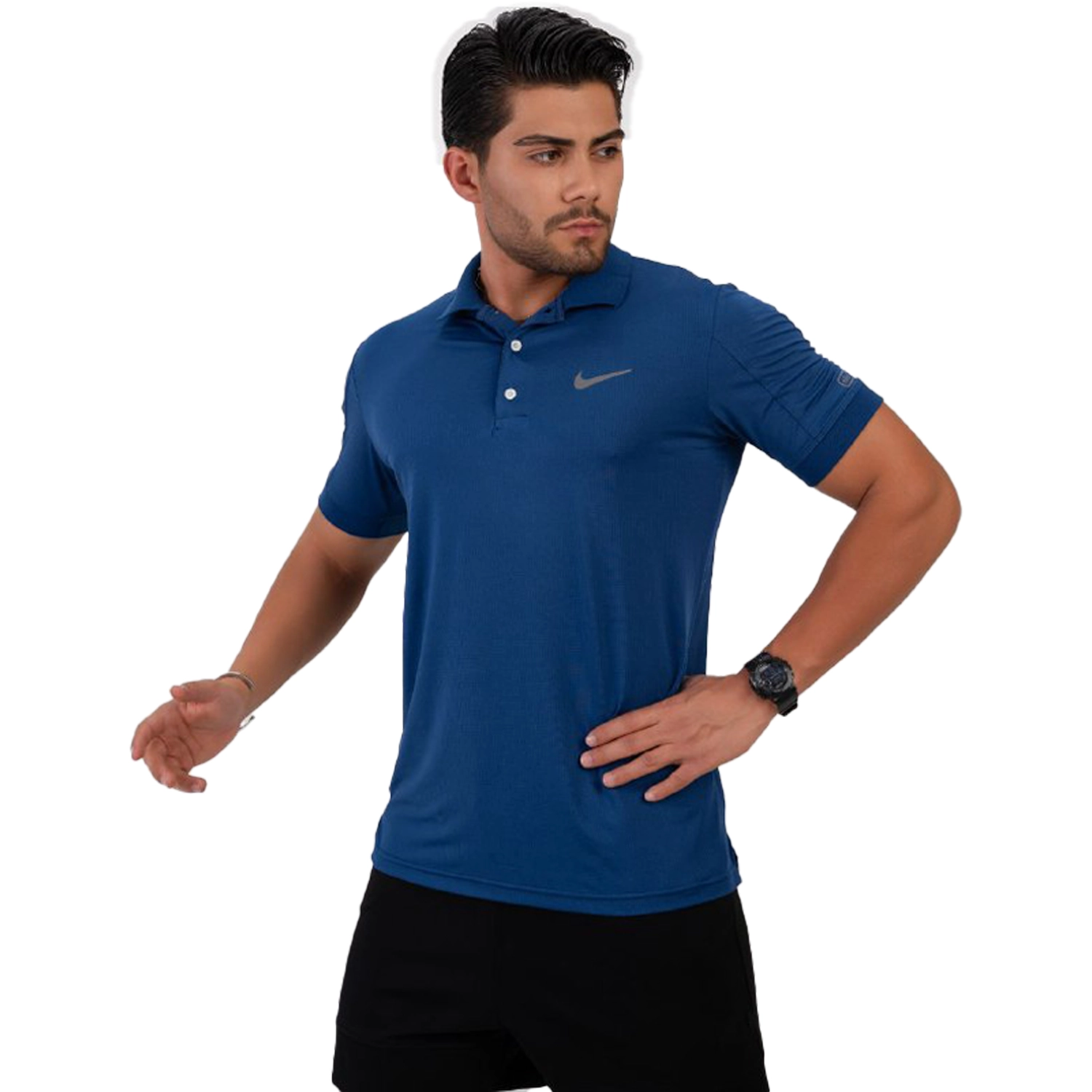 تیشرت یقه دار نایک قواره دار  فلامنت لاکرا