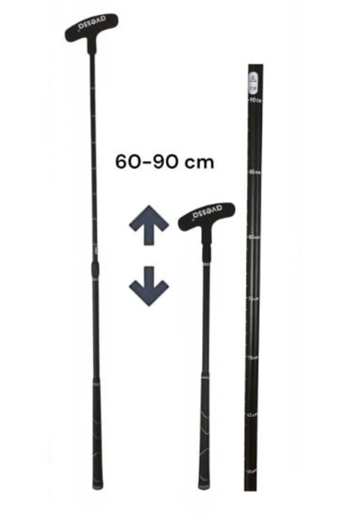 چوب گلف مشکی 60 90 سانتی متر قابل تنظیم مواد برتر و دوام اهرم گرفتن غیر اسلیپ آوسا Avessa
