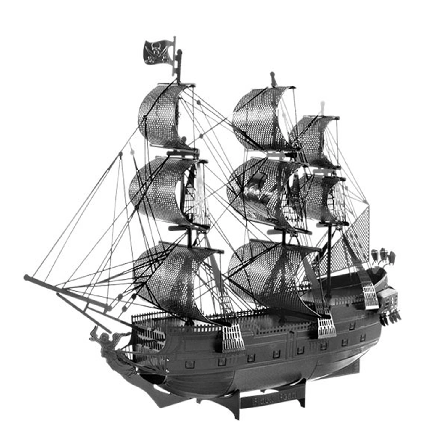 پازل فلزی سه بعدی Black Pearl – Black Version