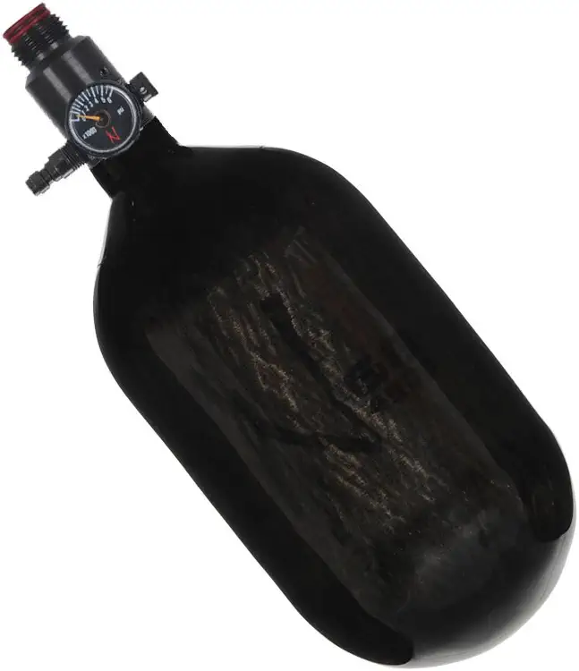 مخزن هوای فشرده HPA نینجا پینت‌بال با تنظیم‌کننده