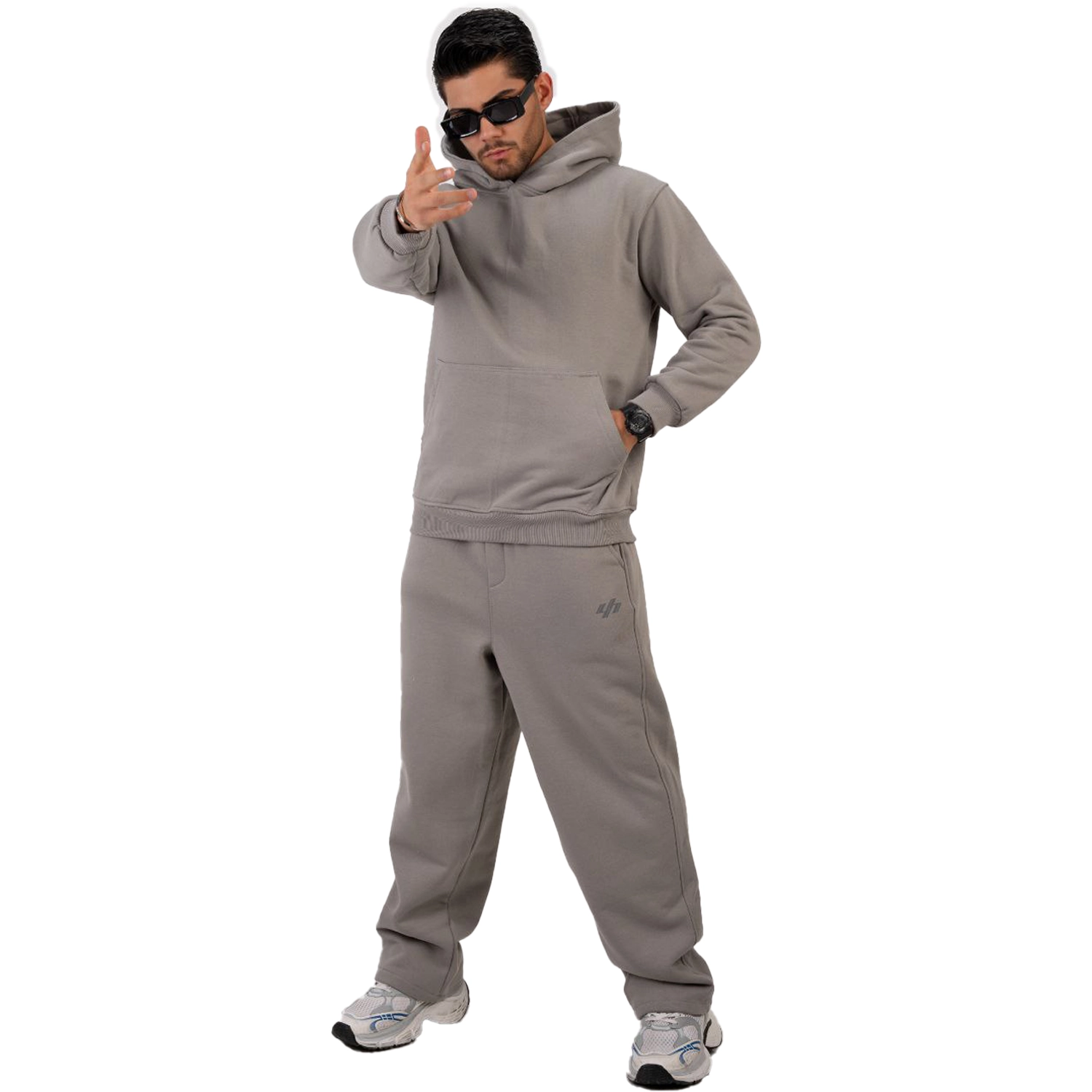 هودی شلوار دورس ۳نخ پنبه خار خورده 4h