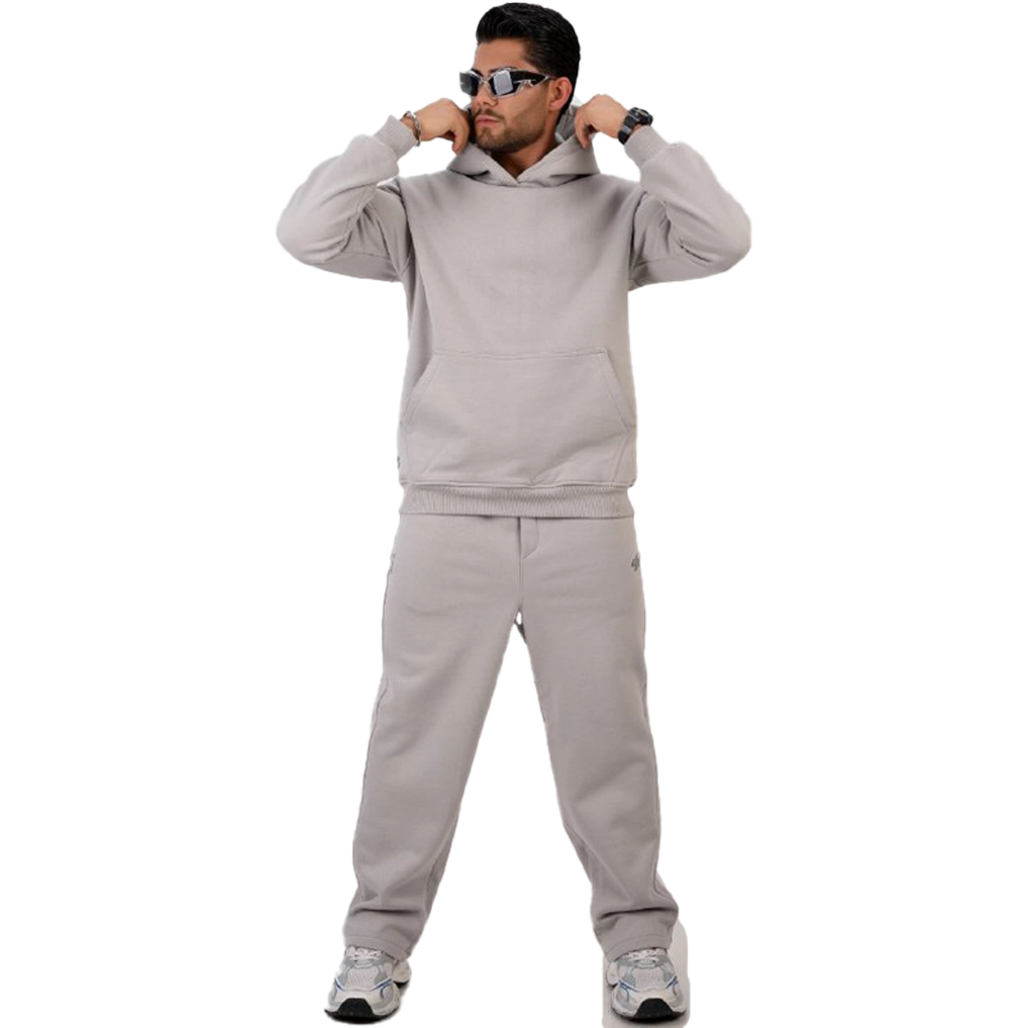 هودی شلوار دورس ۳نخ پنبه خار خورده 4h