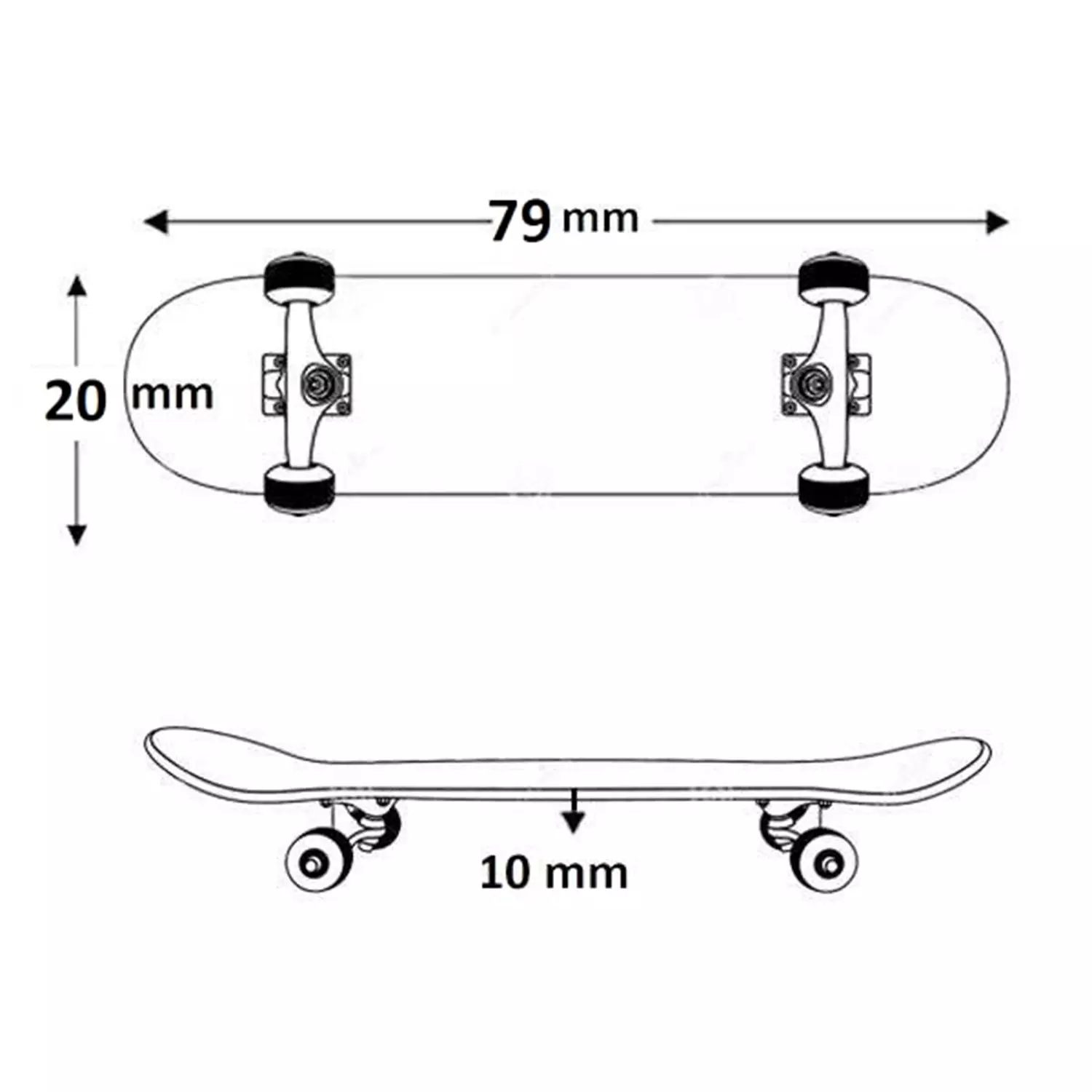 اسکیت بورد اسپورت رانر کد 204