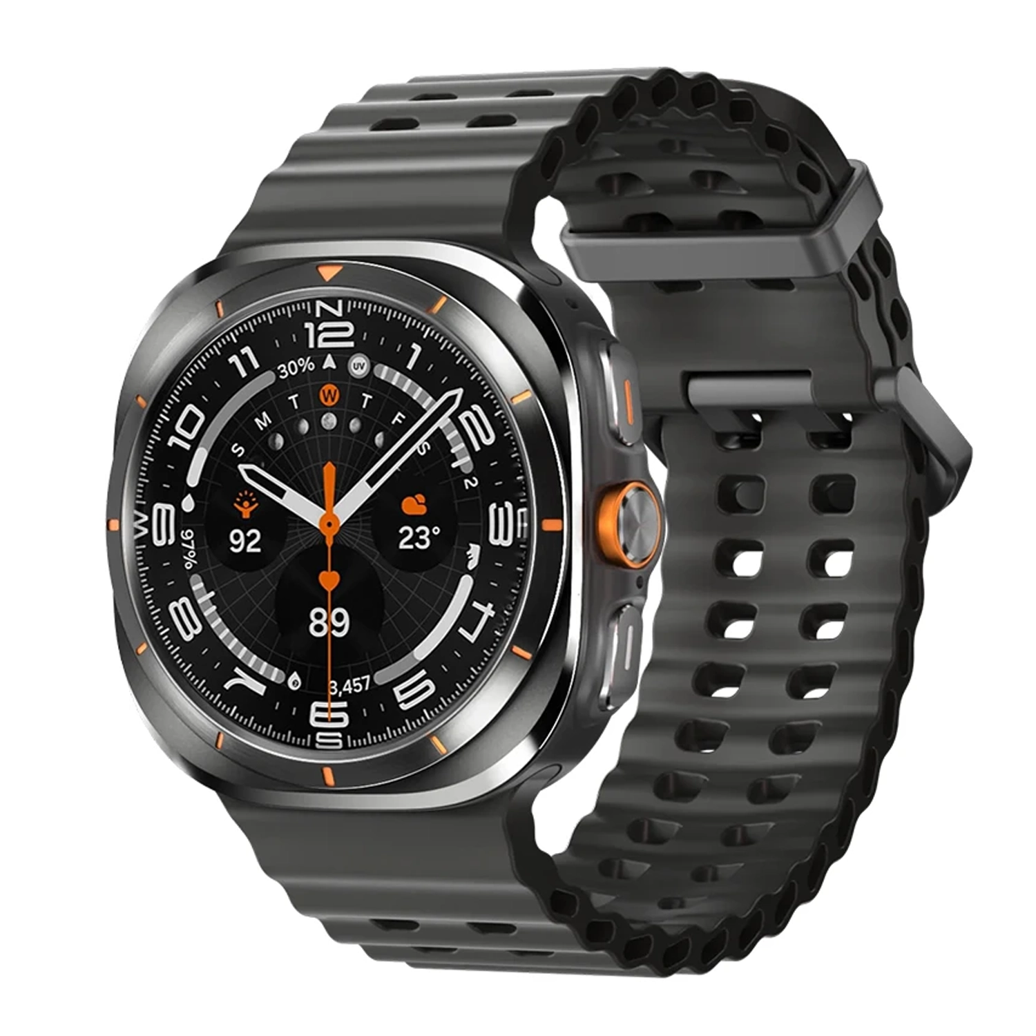 ساعت هوشمند 46 میلی متر وونک مدل VS1 با بند سیلیکونی