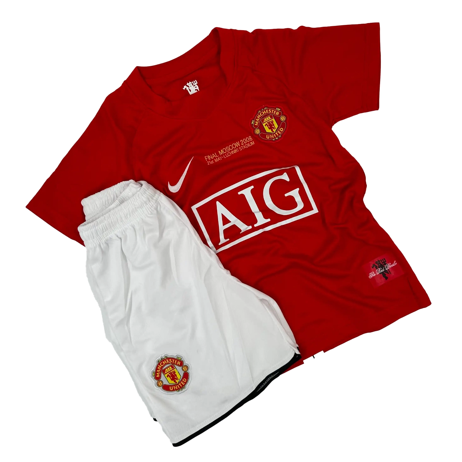 کیت اول منچستر یونایتد ست تیشرت و شورت ۲۰۰۸
