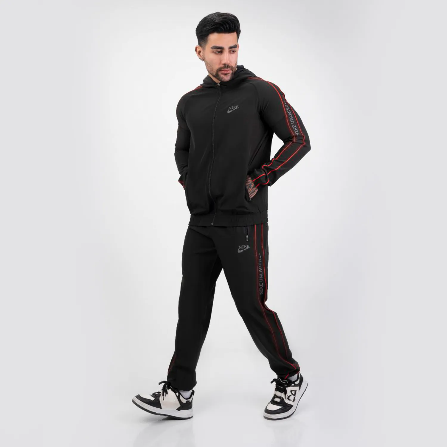 ست سویشرت شلوار کلاهدار  نایک پارچه آیر