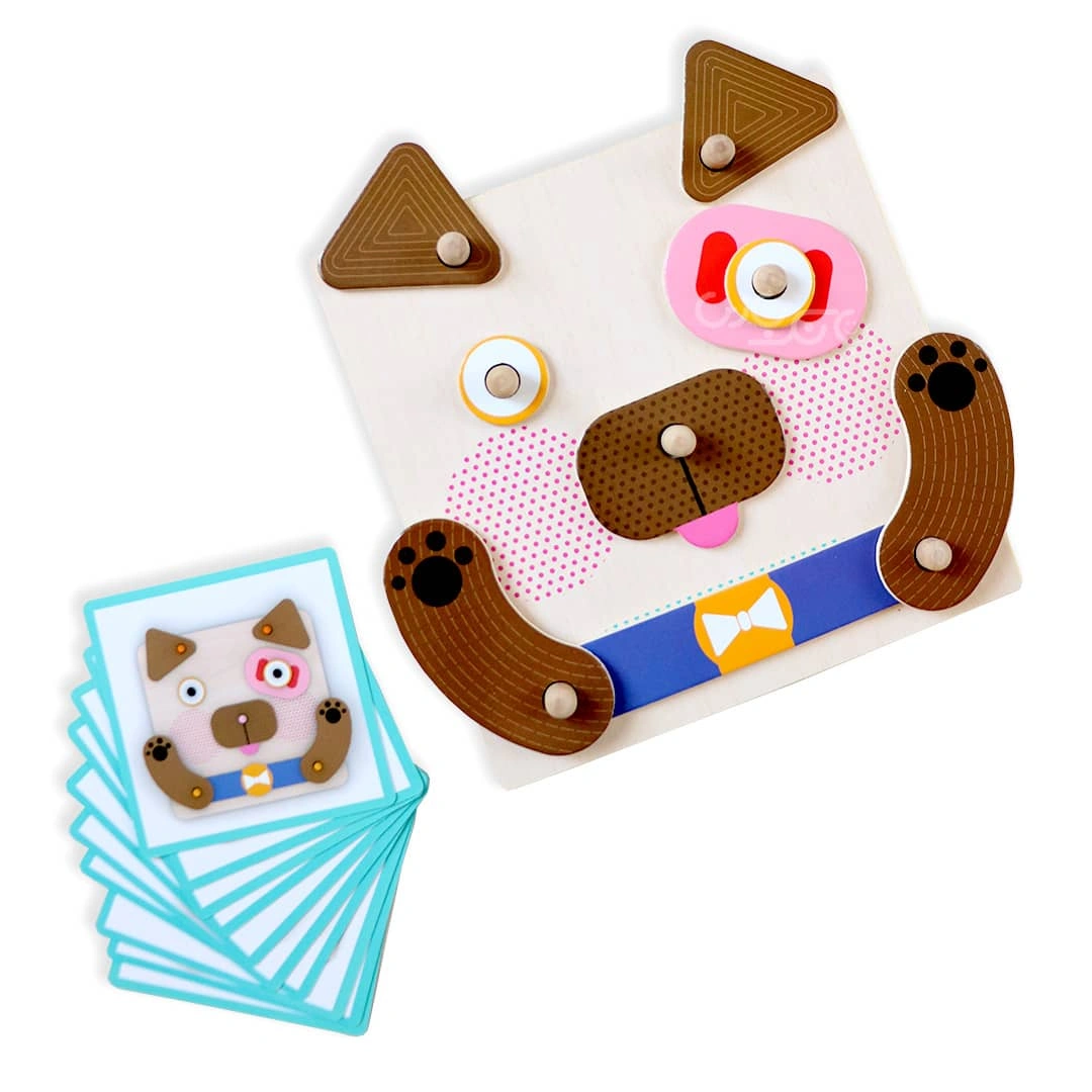 بازی فکری چهره سازی چوبی