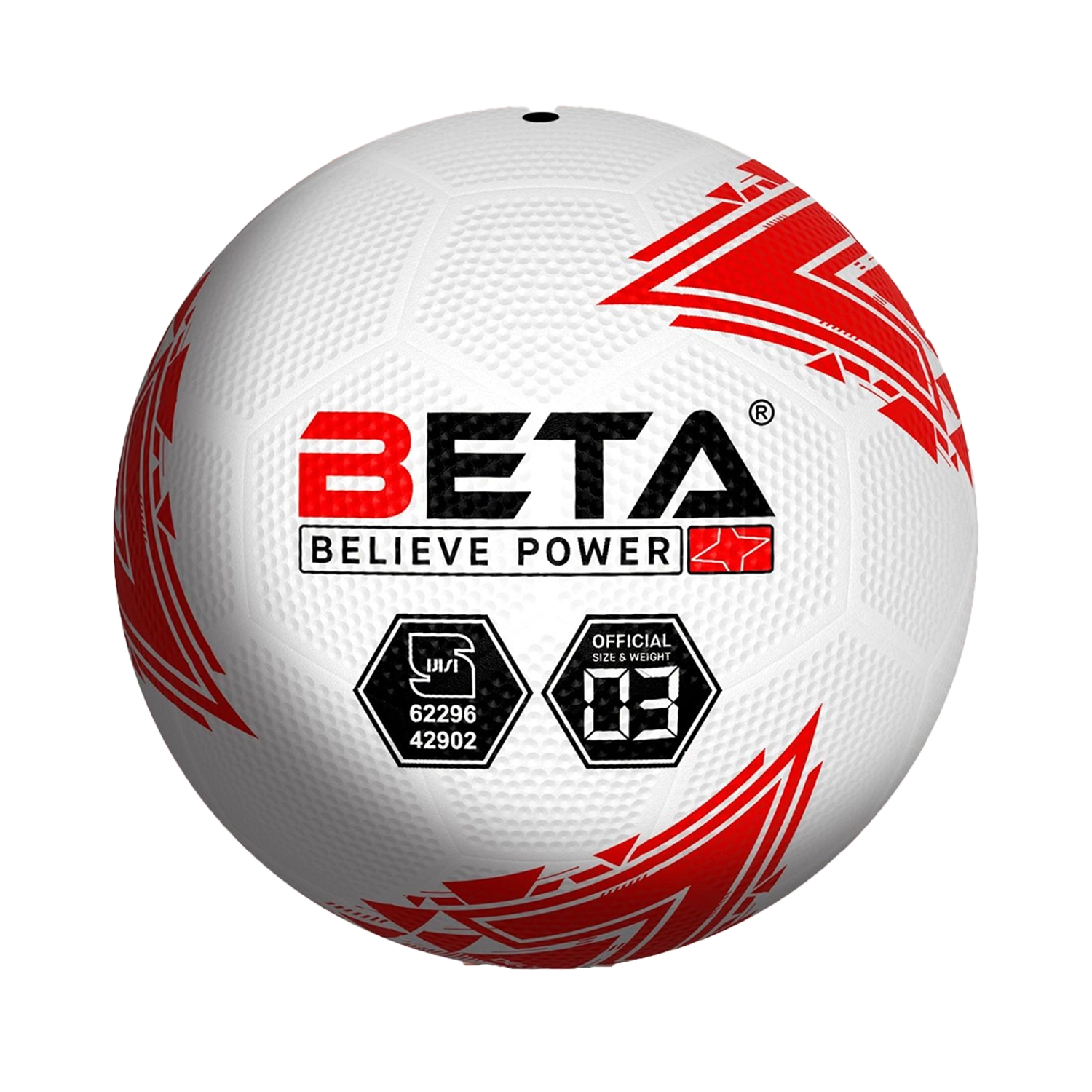 توپ فوتبال لاستیکی دلتا سایز 3 بتا