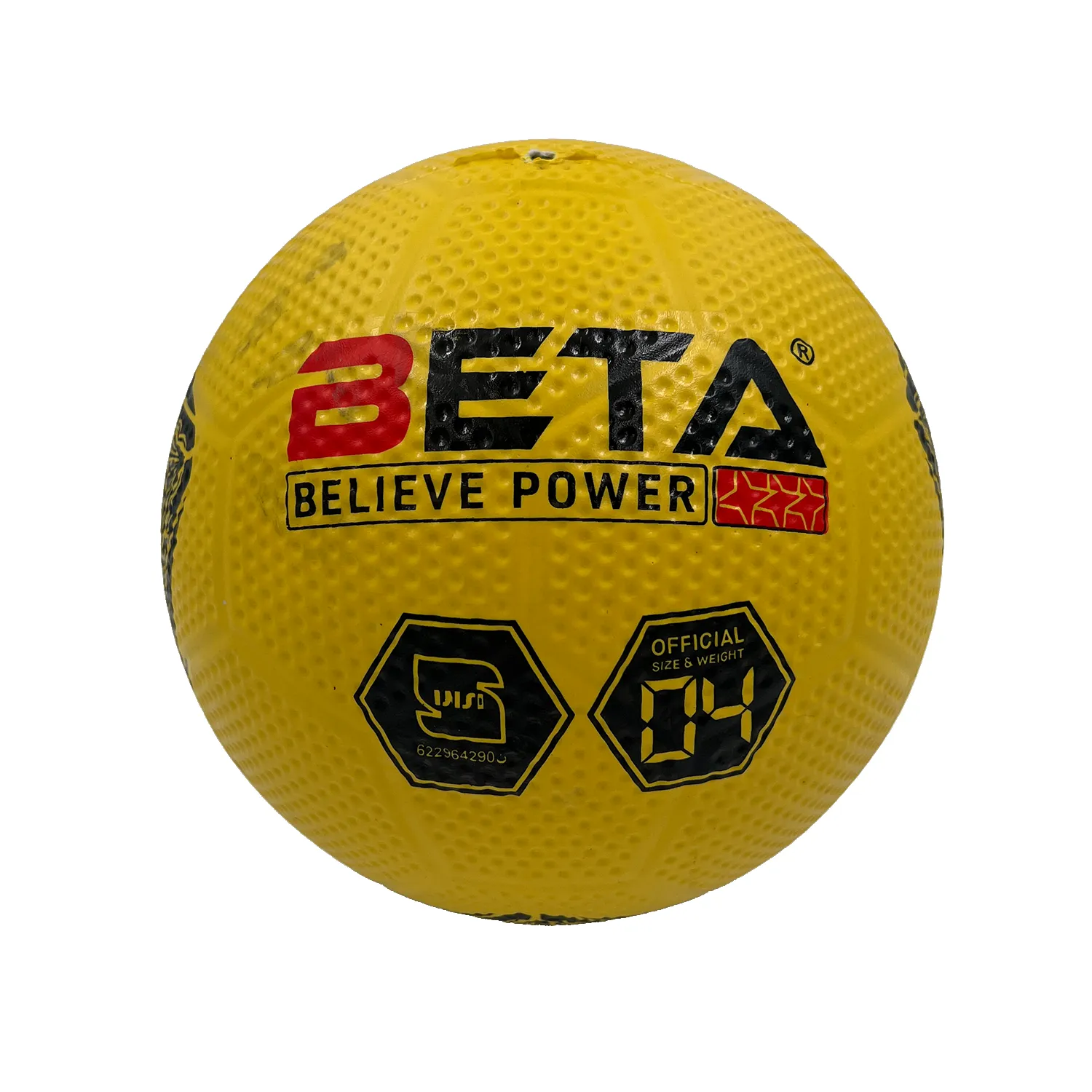 توپ فوتبال بتا لاستیکی سایز 4