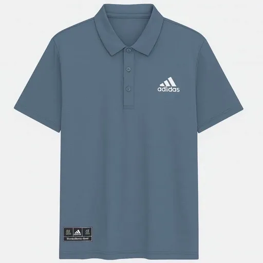 تیشرت استرج یقه دار مردانه آدیداس