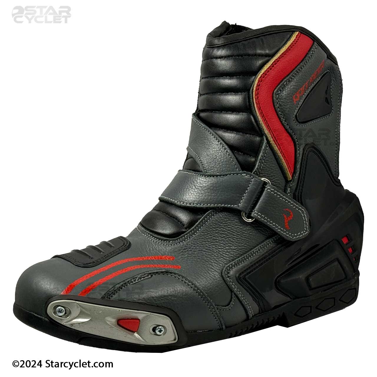 نیم بوت موتورسواری RACE RIDER مدل RED