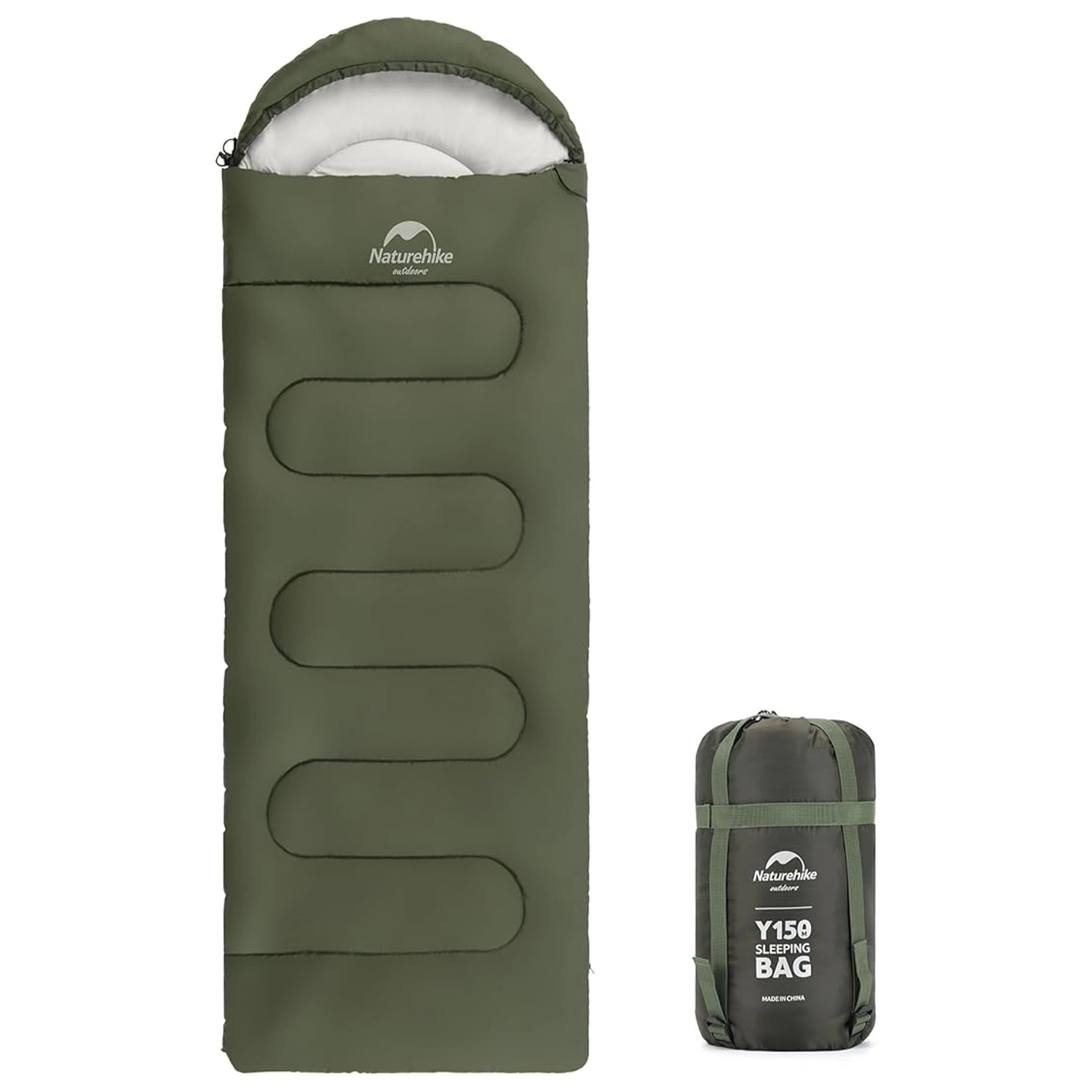 کیسه خواب الیاف نیچرهایک Round bottom envelope with hood sleeping bag مدل Y150