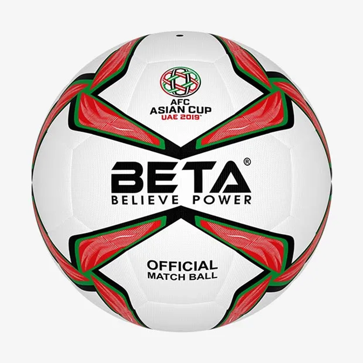 توپ فوتبال چرمی بتا سایز 5 طرح جام ملت‌های آسیا – AFC