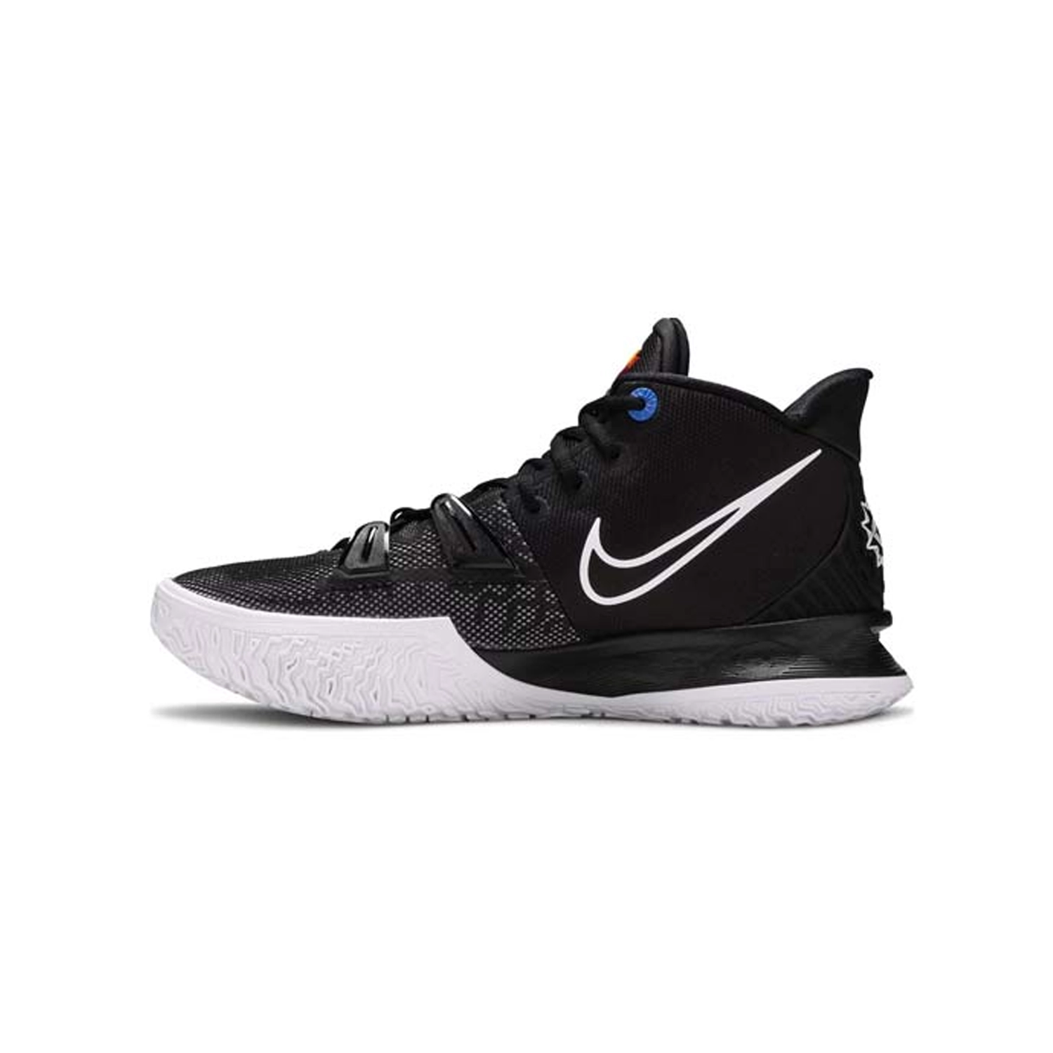 کفش بسکتبال نایکی کایری 7 مشکی سفید Nike Kyrie 7 EP BK Black