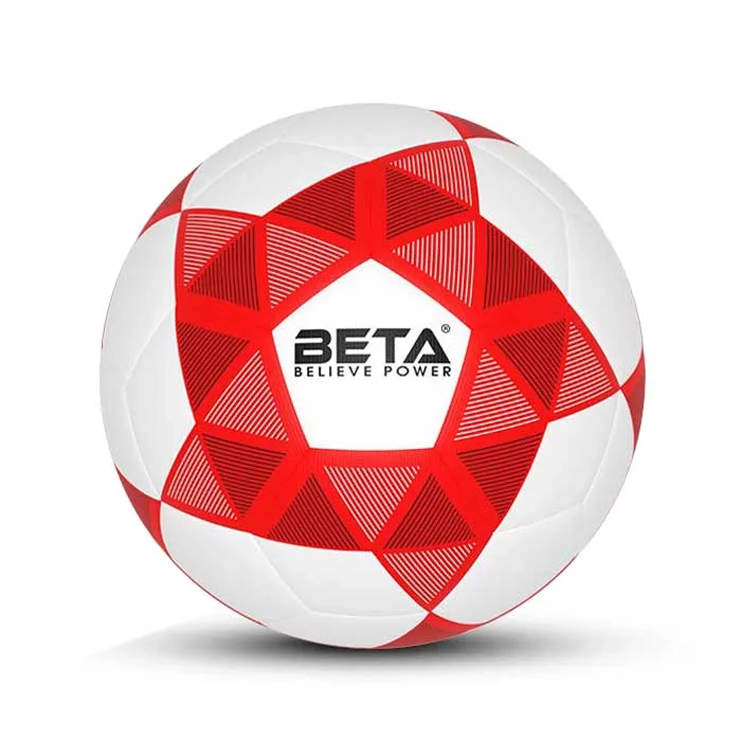 توپ فوتبال سایز 4چرمی بتا طرح رویال تکنولوژی