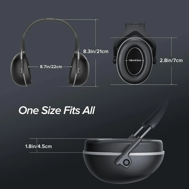 محافظ صدا گیر روگوش SNR 35db Earmuffs and earplugs SNR 35db sound protection