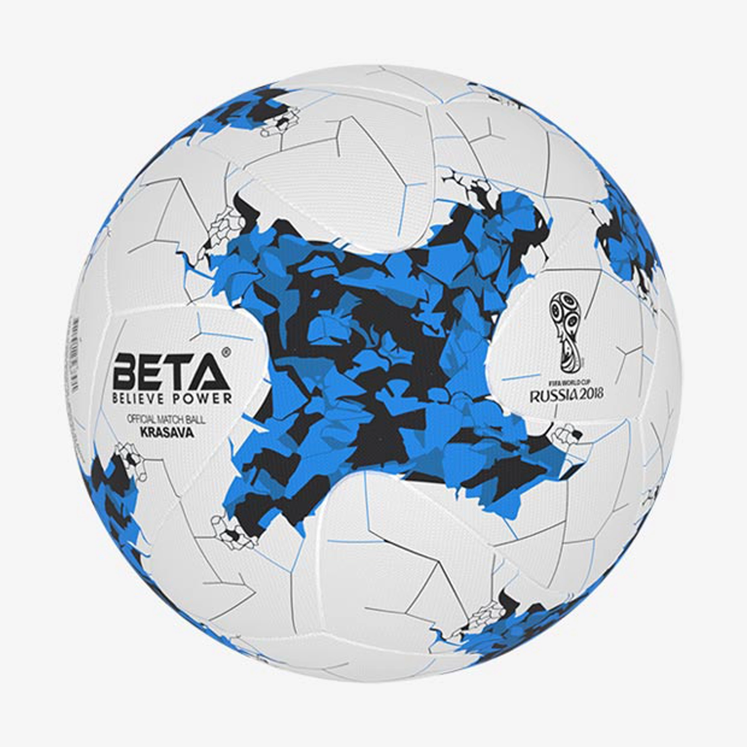 توپ فوتبال چرمی سایز 5 طرح کراساوا – KRASAVA