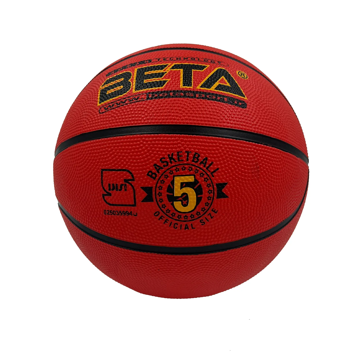 توپ بسکتبال لاستیکی بتا سایز 5 طرح آل استار – PBR5