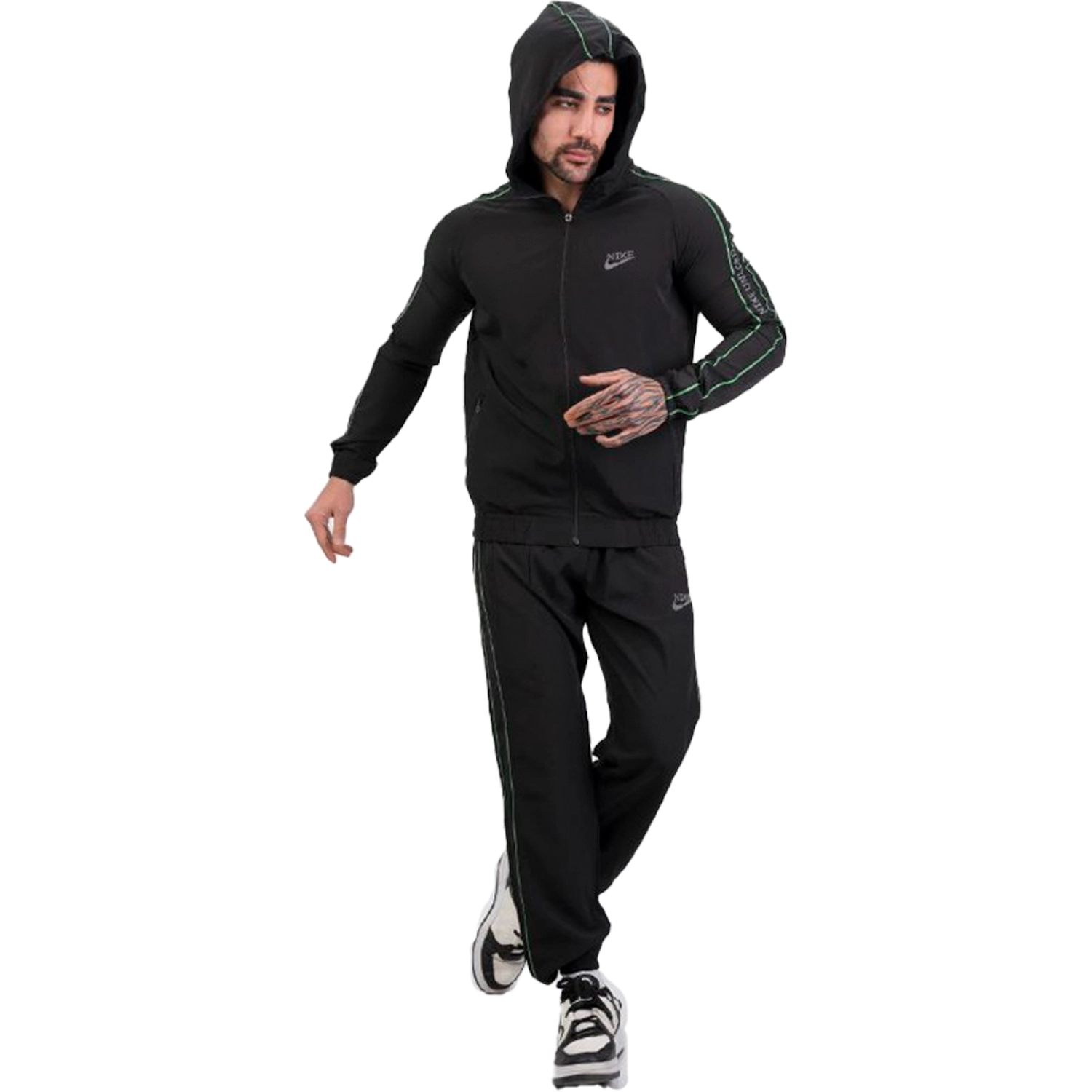 ست سویشرت شلوار کلاهدار  نایک پارچه آیر