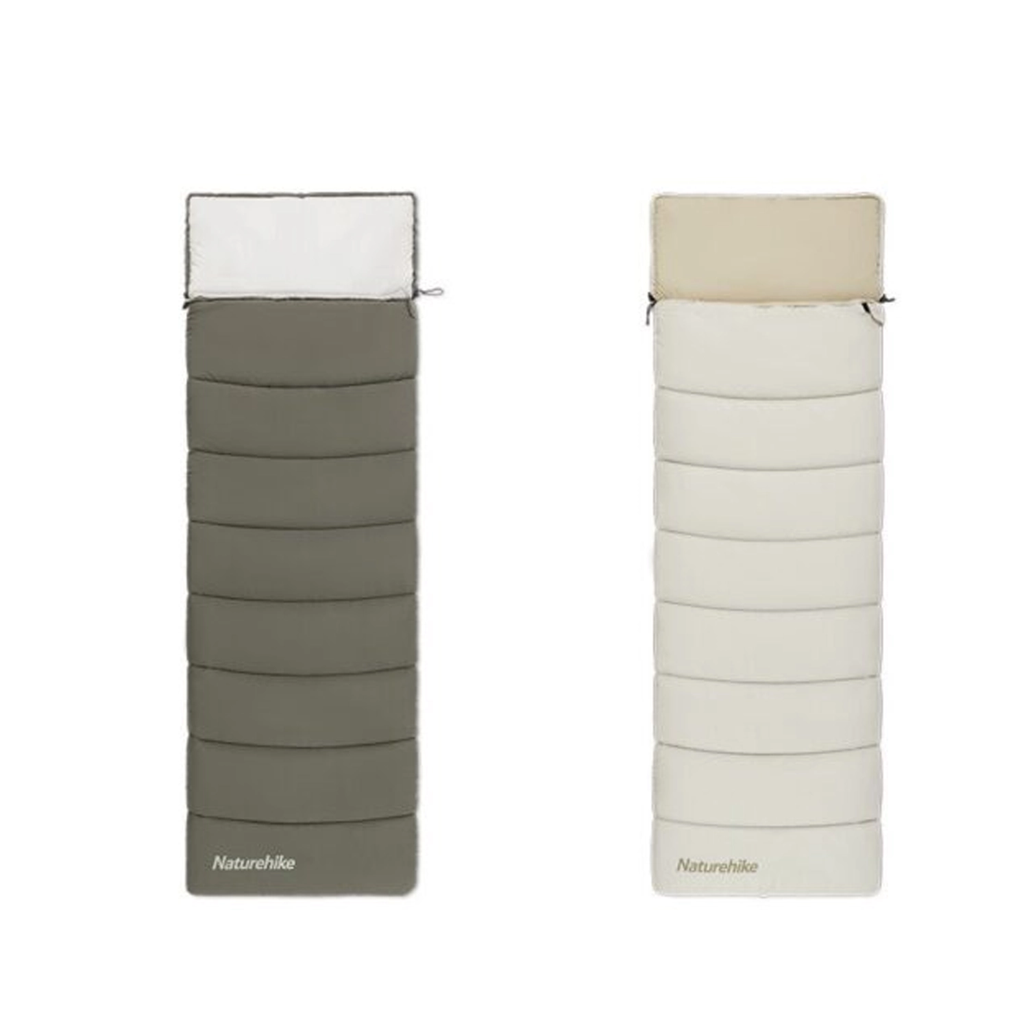کیسه خواب الیاف سری U نیچرهایک Flexible envelope cotton sleeping bag with hood مدل LD150