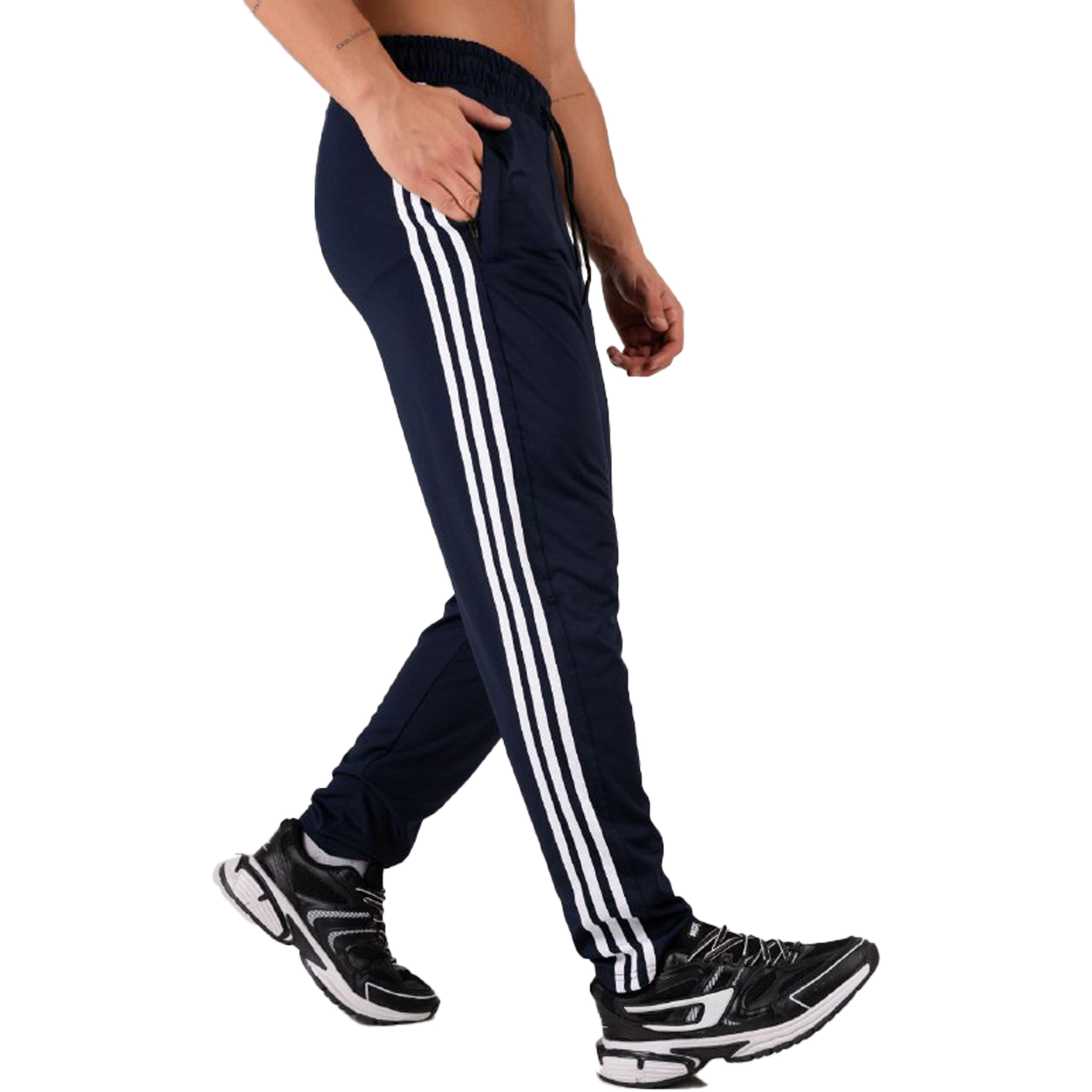 شلوار سه خط راسته آدیداس پارچه غواصی