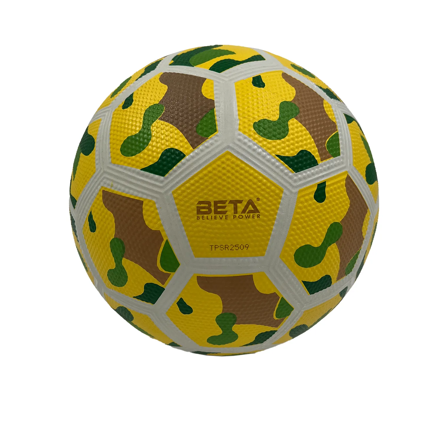 توپ فوتبال لاستیکی بتا سایز 4 طرح ارتشی