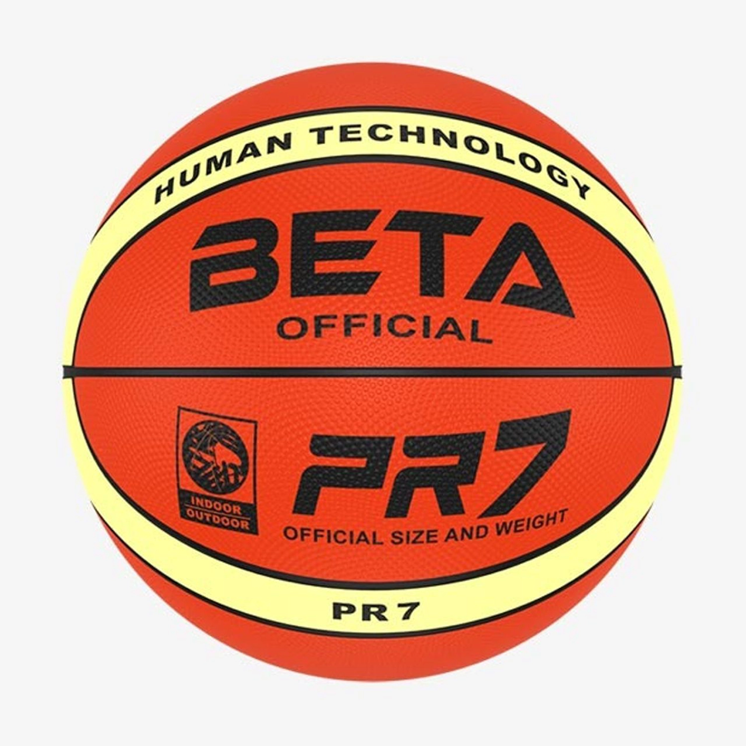 توپ بسکتبال لاستیکی بتا سایز 7 طرح PR7