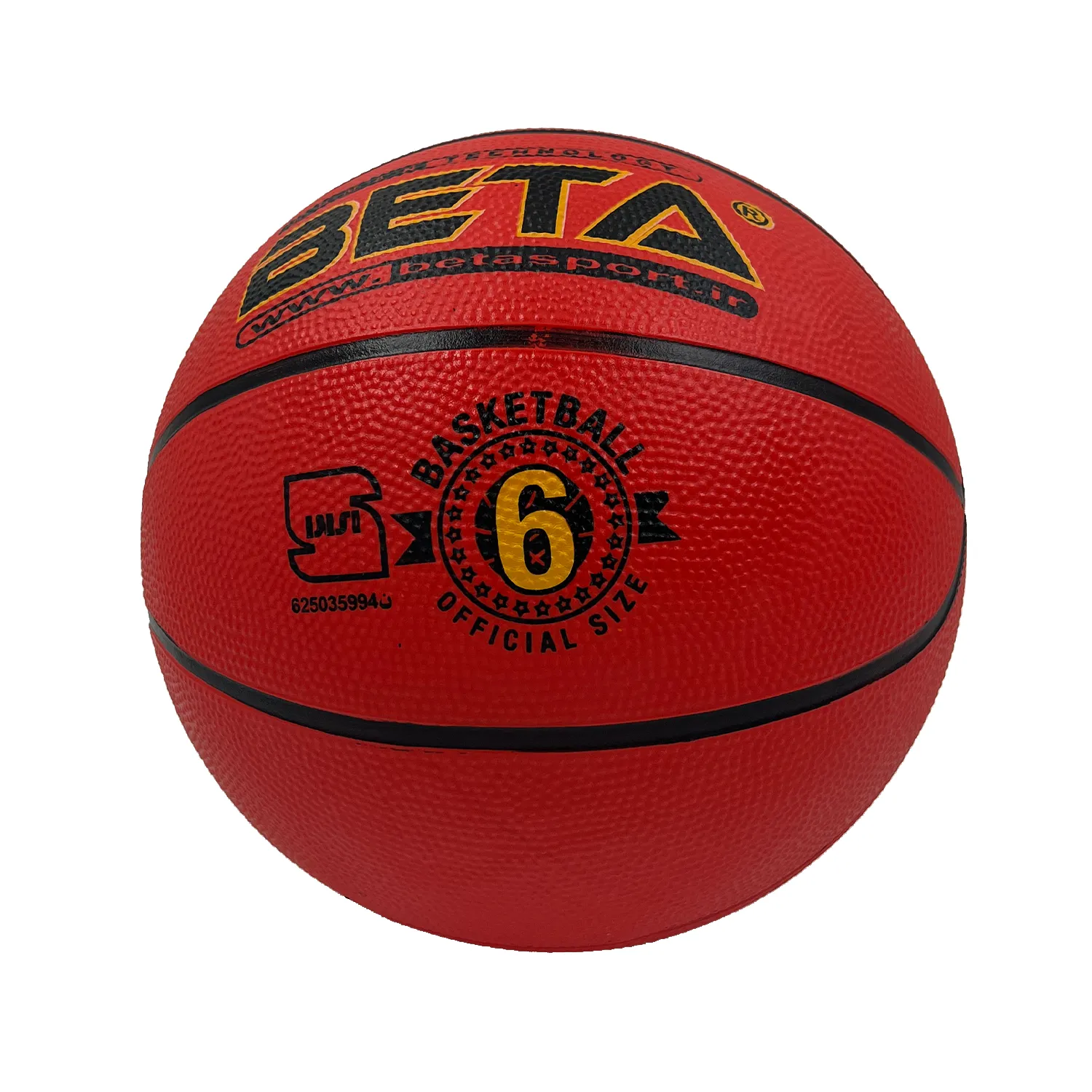 توپ بسکتبال لاستیکی بتا سایز 6 طرح آل استار – PBR6